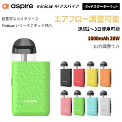 Aspire minican 4+ アスバイア ポッド スターターキット 1000mAh 20W