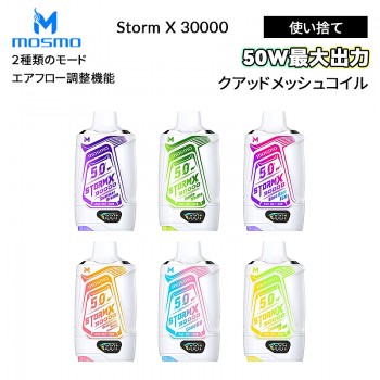 Mosmo Storm X 30000 使い捨て電子タバコ30ml 2%