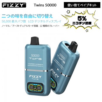 Fizzy Twins 50000 使い捨てべイプキット 5%