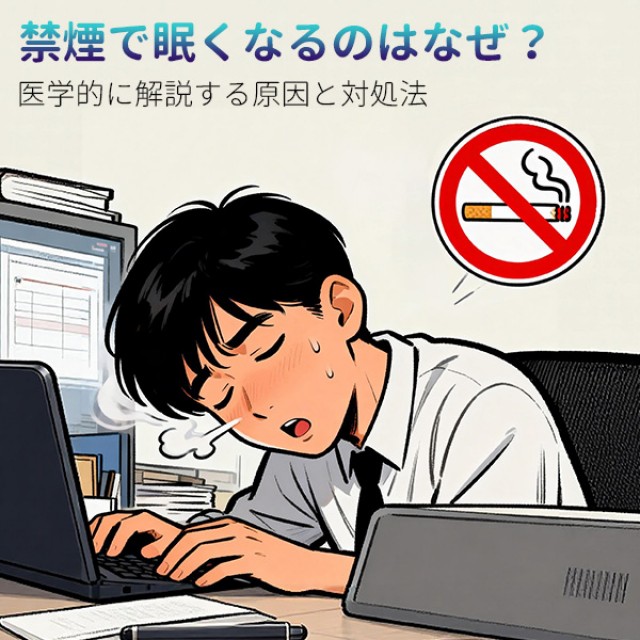 禁煙 眠気になる？医学的な原因と正しい対処法｜無理のない禁煙を支える電子タバコという選択