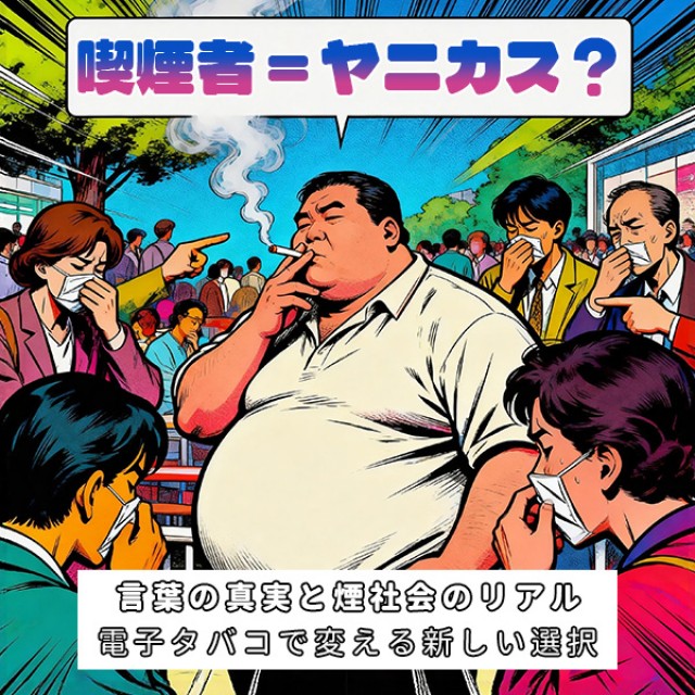 喫煙者＝ヤニカス？言葉の真実と煙社会のリアル——電子タバコで変える新しい選択