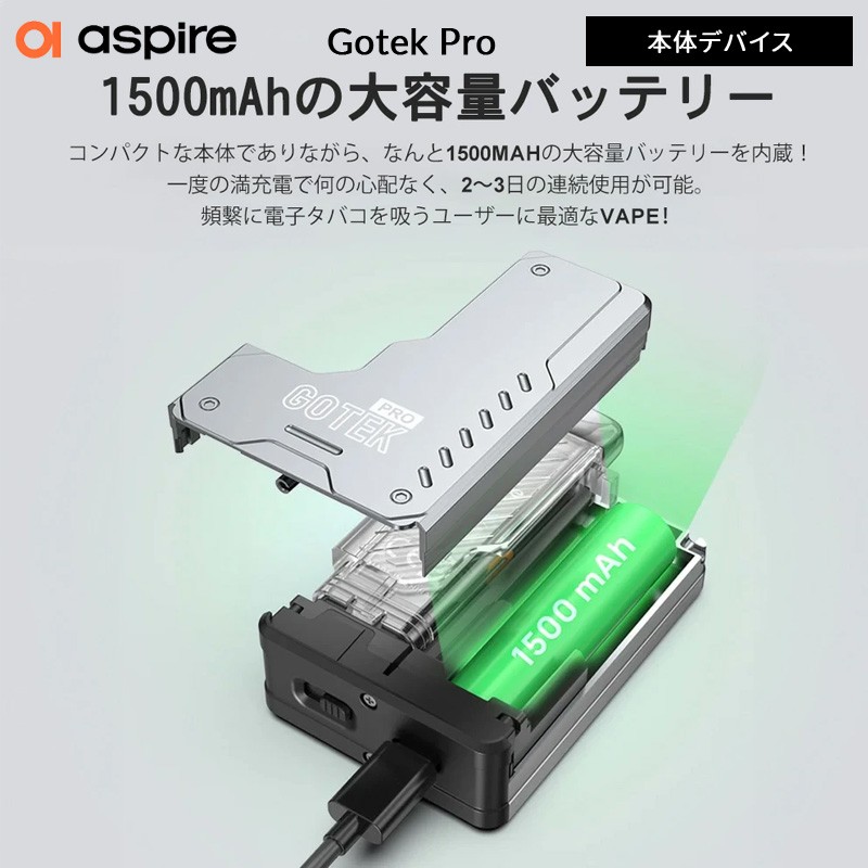 aspire gotek pro 本体 初心者向け
