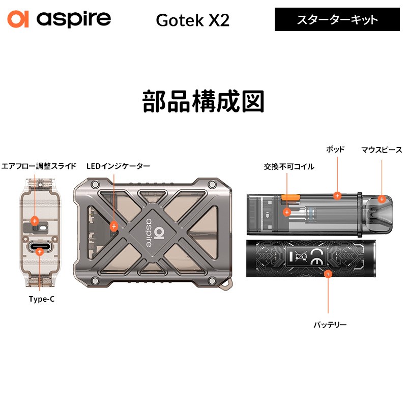 aspire gotek x2 ランキング