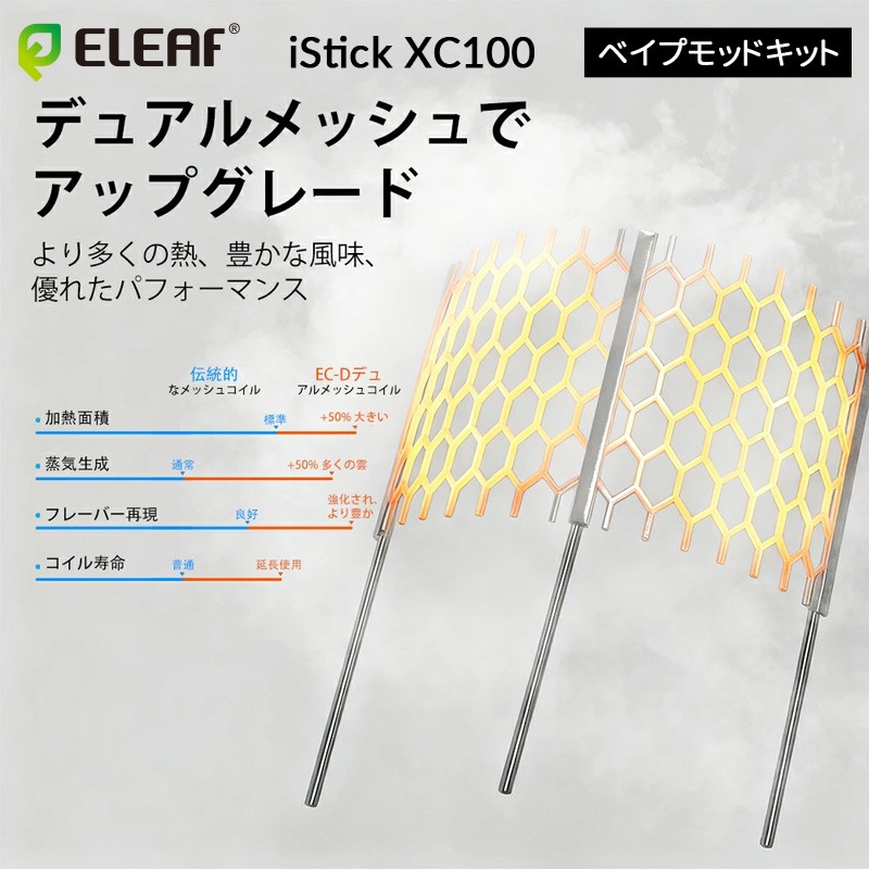 おすすめ eleaf istick xc100