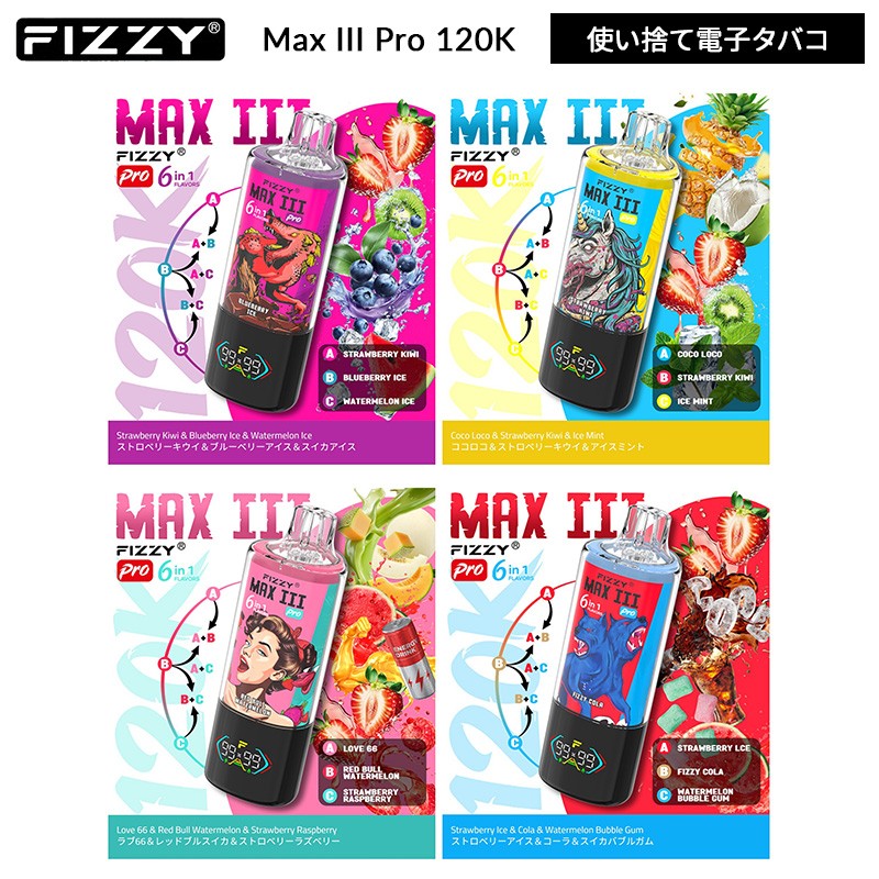 fizzy max III pro 120k 正規品