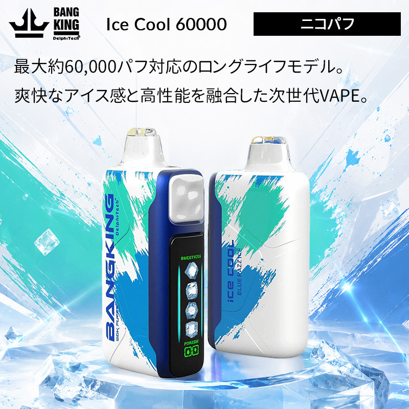 Bang King Ice Cool 60000 バンクキング 使い捨て電子タバコ 2