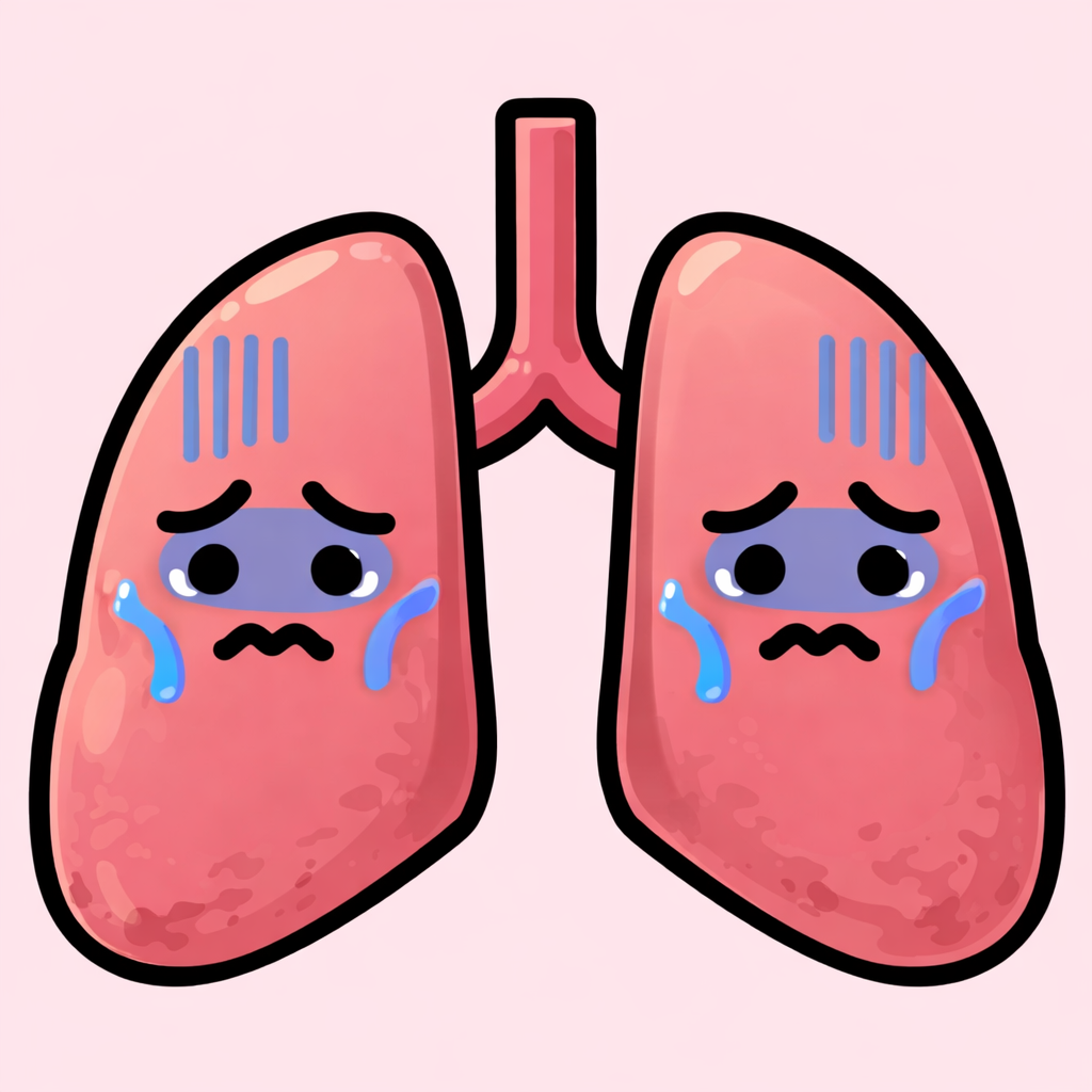 シーシャの煙や吸入が肺に与える影響を示すイメージ シーシャの煙や吸入が肺に与える影響を示すイメージ