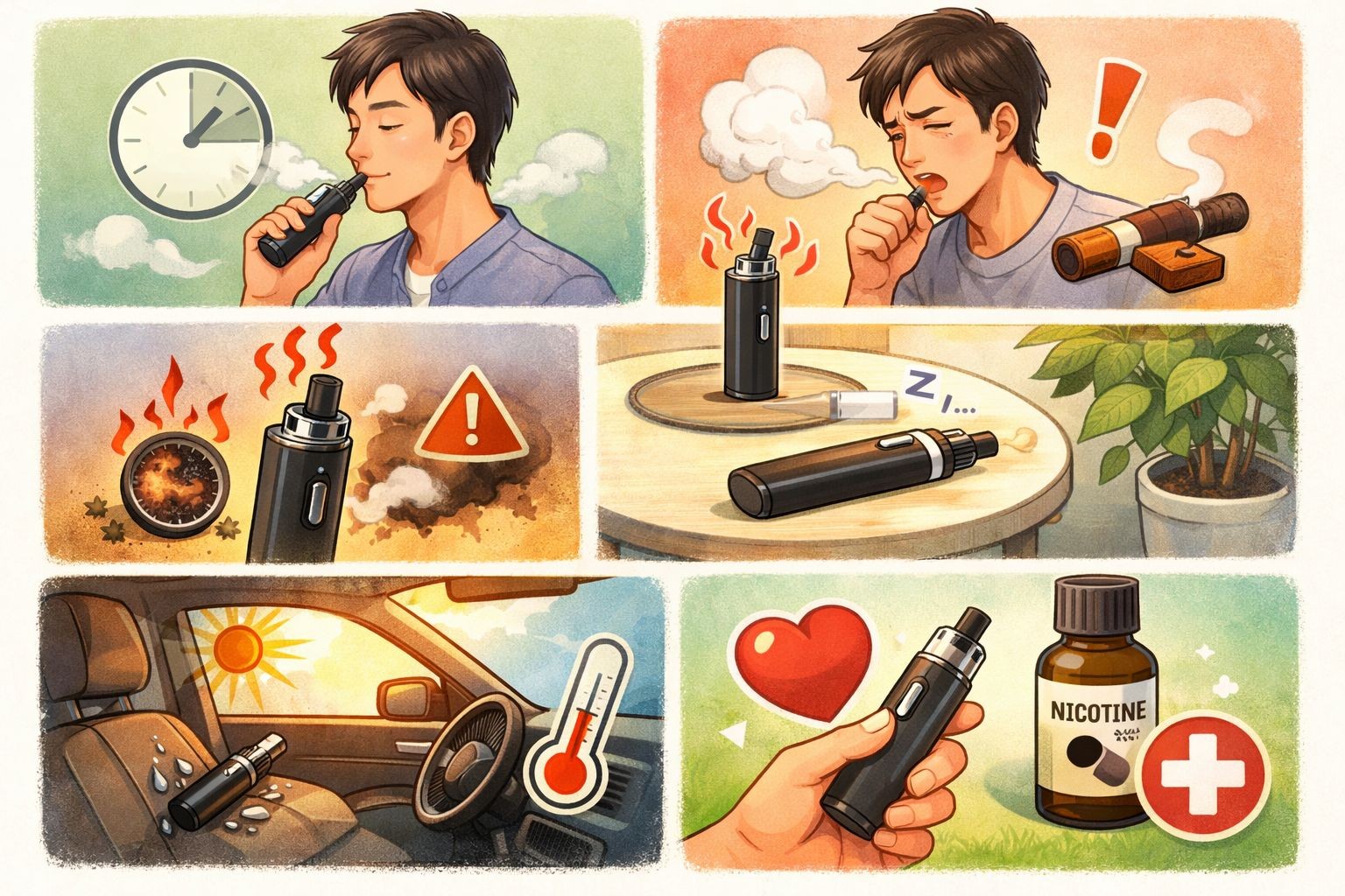 ニコパフの使い方 注意点