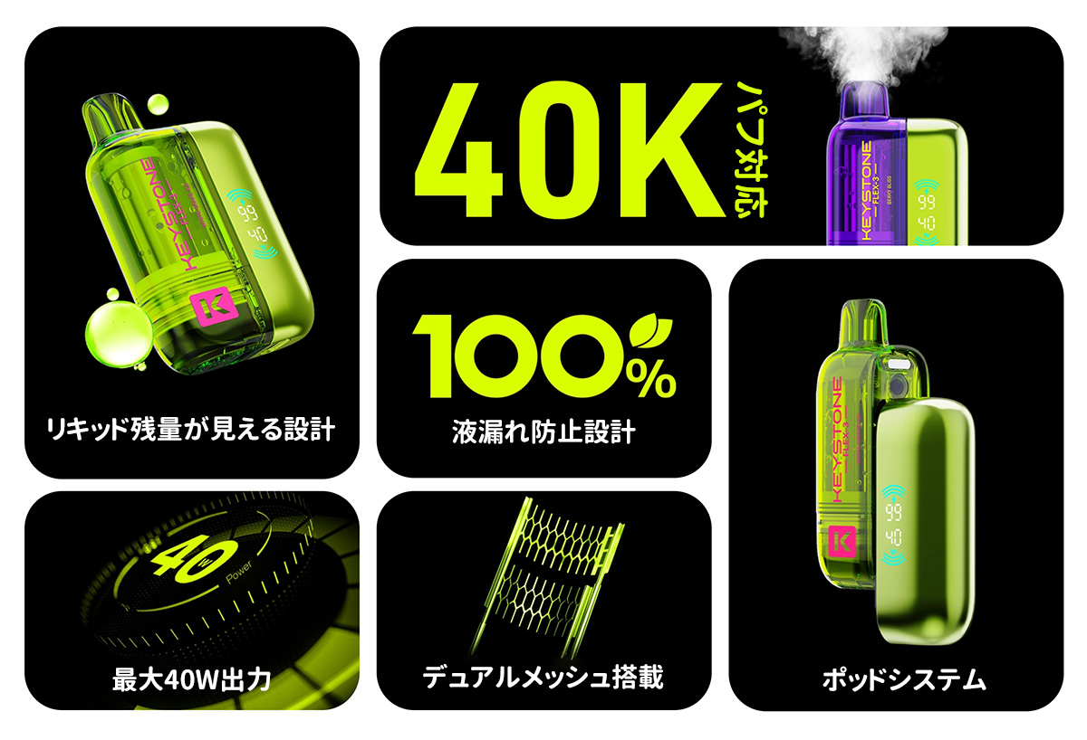 使い方 keystone flex-3 40k